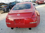 2005 Nissan 350z Coupe Red vin: JN1AZ34D65M606091