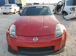 2005 Nissan 350z Coupe Red vin: JN1AZ34D65M606091