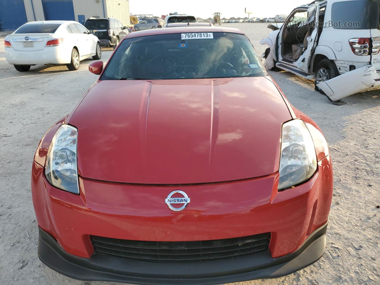 2005 Nissan 350z Coupe Red vin: JN1AZ34D65M606091