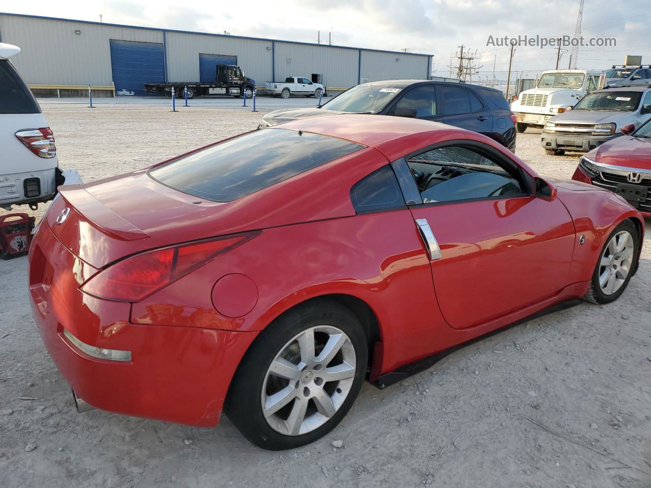 2005 Nissan 350z Coupe Red vin: JN1AZ34D65M606091