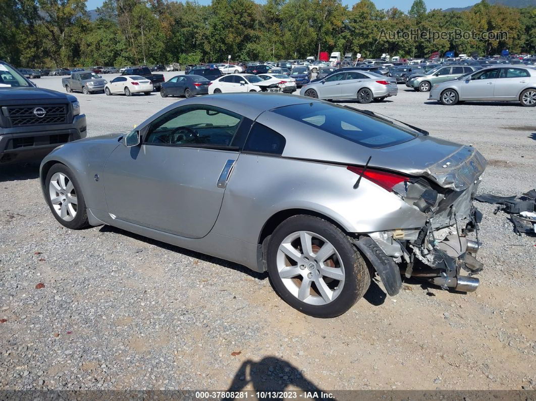 2005 Nissan 350z Enthusiast Silver vin: JN1AZ34D75M601840