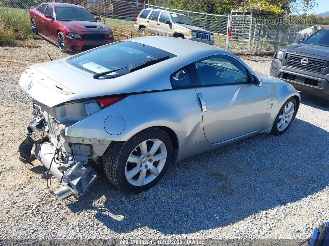 2005 Nissan 350z Enthusiast Silver vin: JN1AZ34D75M601840