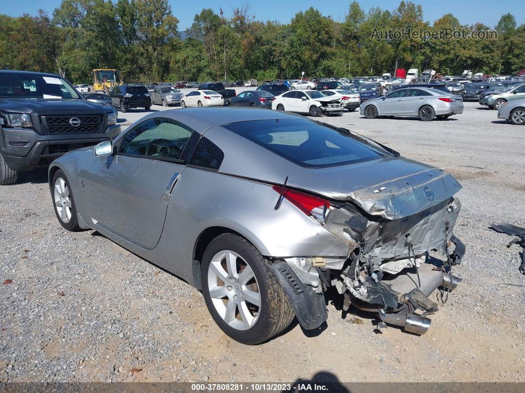 2005 Nissan 350z Enthusiast Silver vin: JN1AZ34D75M601840