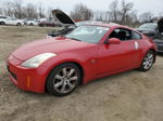 2005 Nissan 350z Coupe Red vin: JN1AZ34D75M603524