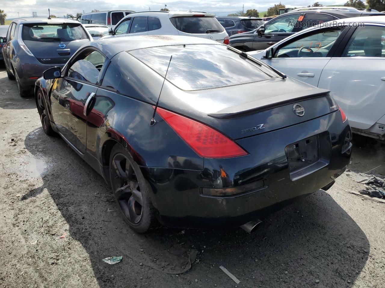 2005 Nissan 350z Coupe Black vin: JN1AZ34D75M606259