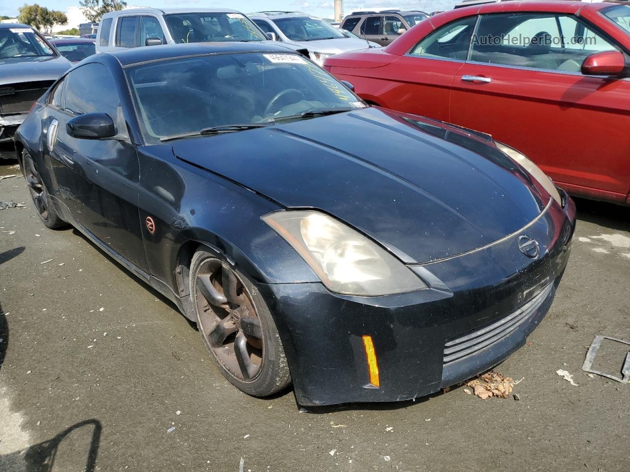 2005 Nissan 350z Coupe Black vin: JN1AZ34D75M606259