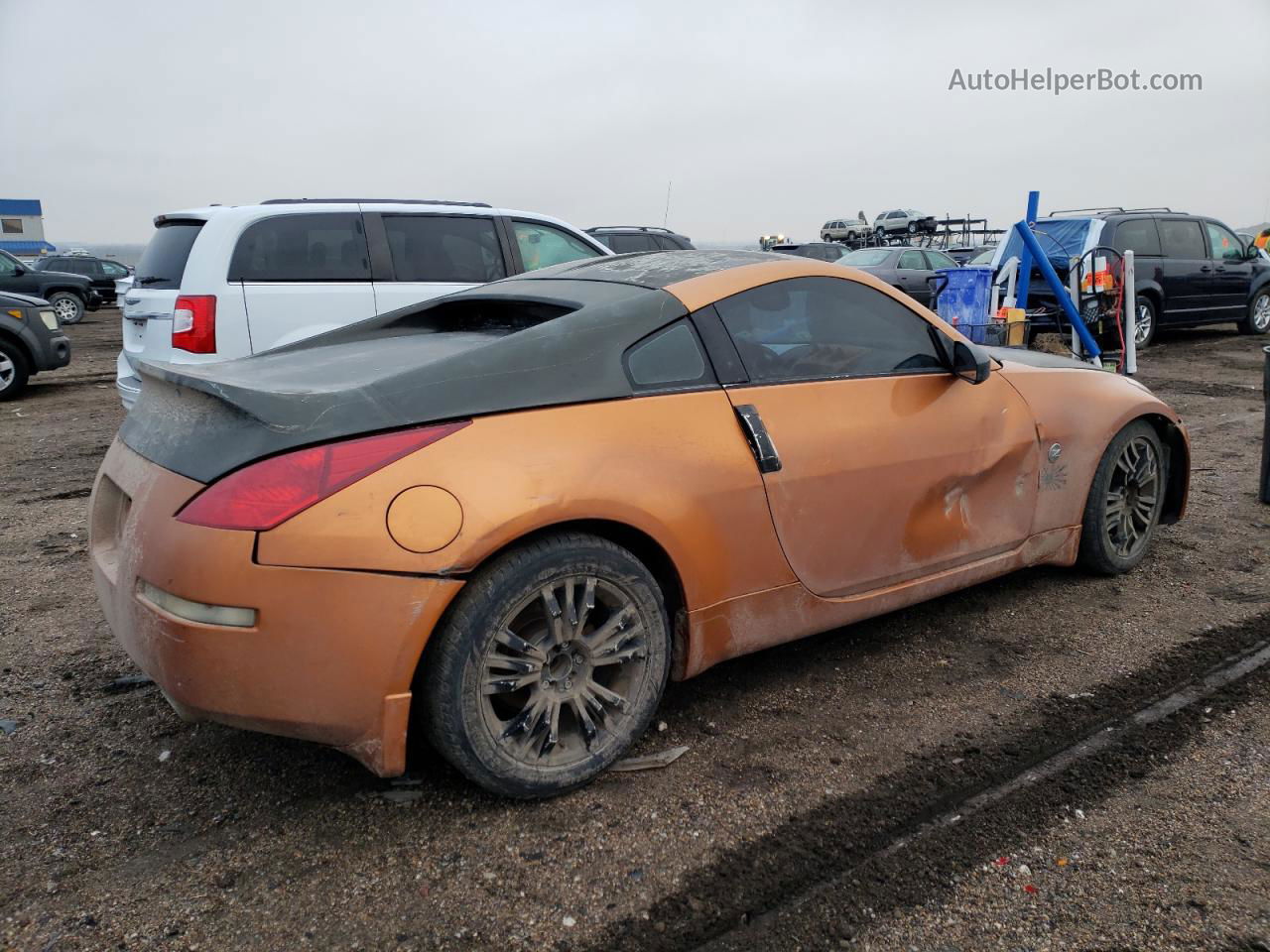 2005 Nissan 350z Coupe Orange vin: JN1AZ34D85M600566