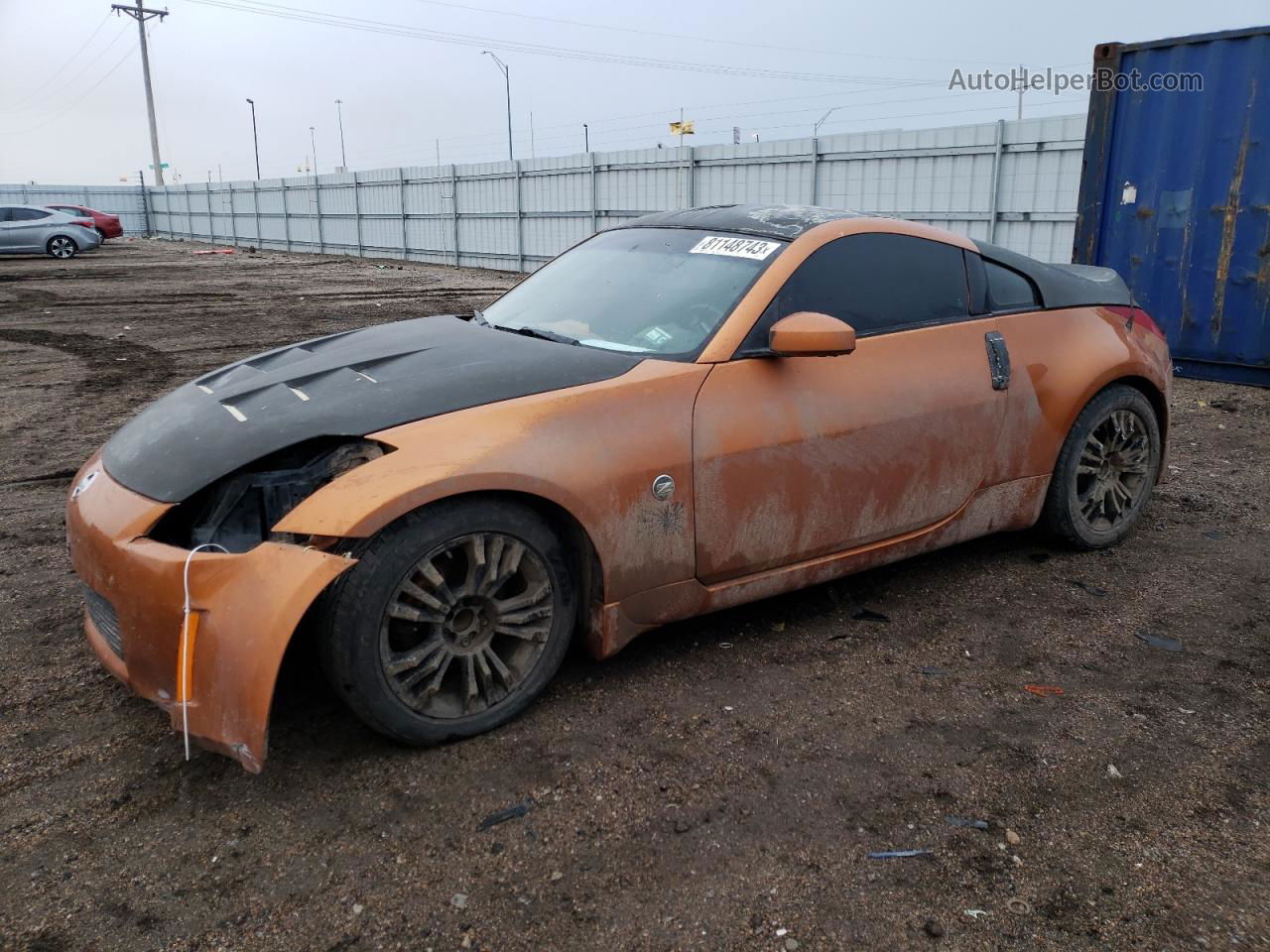 2005 Nissan 350z Coupe Orange vin: JN1AZ34D85M600566