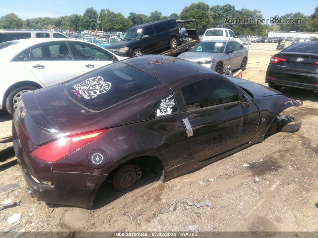 2005 Nissan 350z Touring Maroon vin: JN1AZ34D85M601524