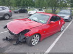 2005 Nissan 350z Enthusiast Red vin: JN1AZ34D85M602916