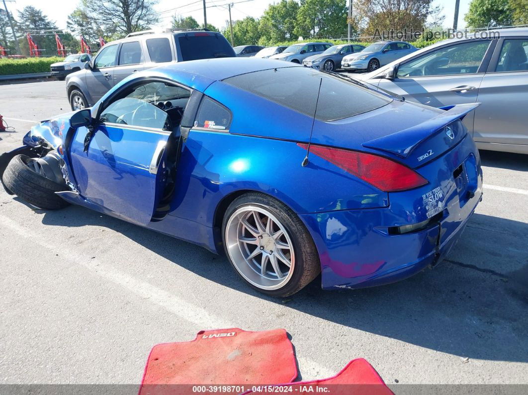 2005 Nissan 350z Touring Blue vin: JN1AZ34D85M608652