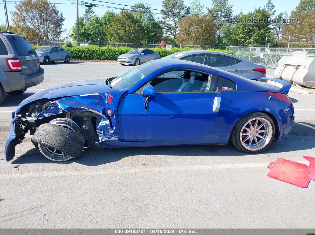 2005 Nissan 350z Touring Blue vin: JN1AZ34D85M608652