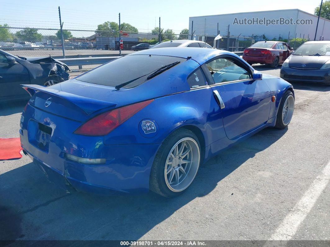 2005 Nissan 350z Touring Blue vin: JN1AZ34D85M608652