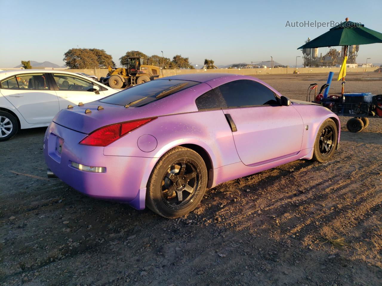 2005 Nissan 350z Coupe Purple vin: JN1AZ34D85M609123