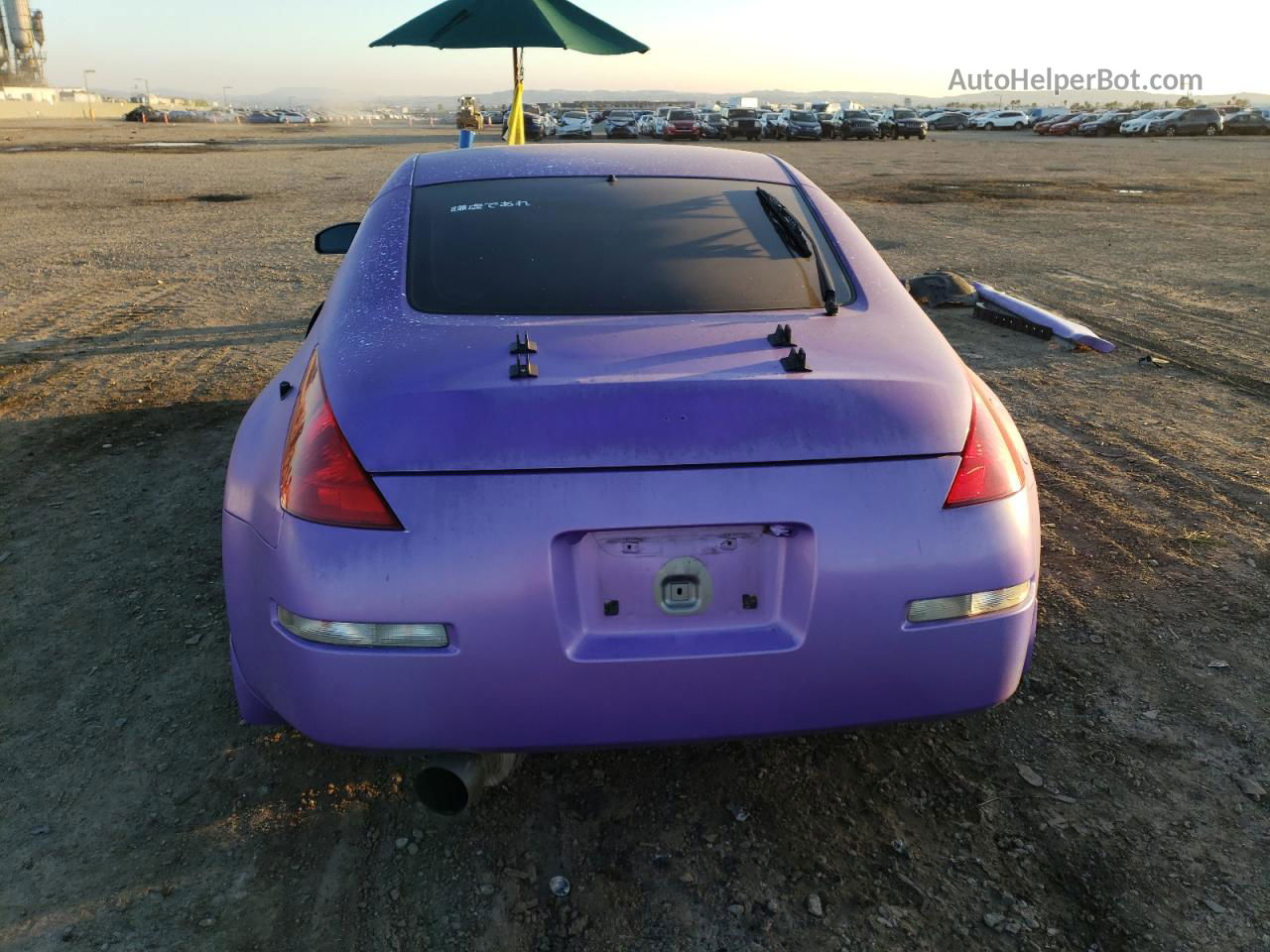 2005 Nissan 350z Coupe Purple vin: JN1AZ34D85M609123