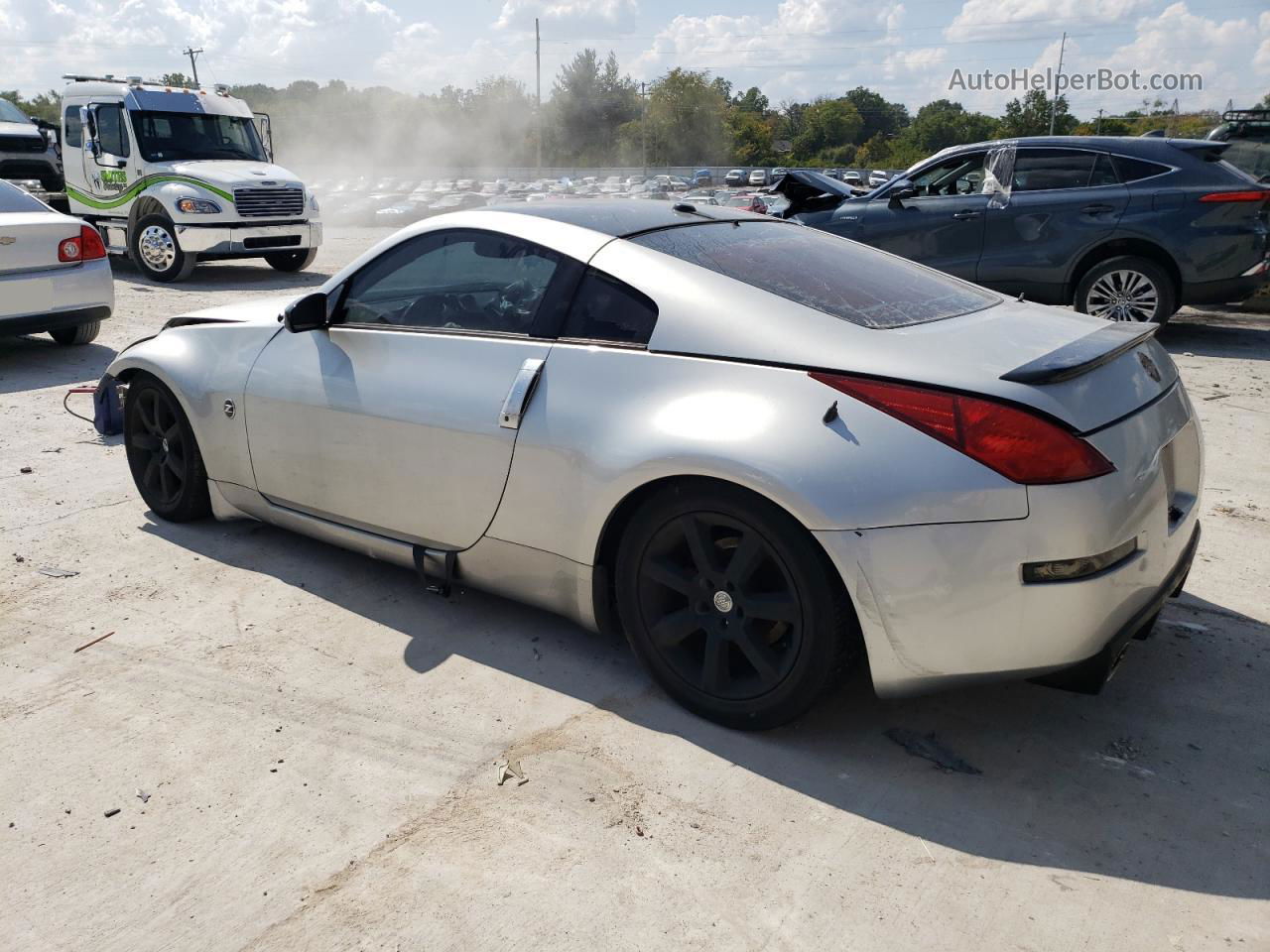 2005 Nissan 350z Coupe Silver vin: JN1AZ34D95M601354