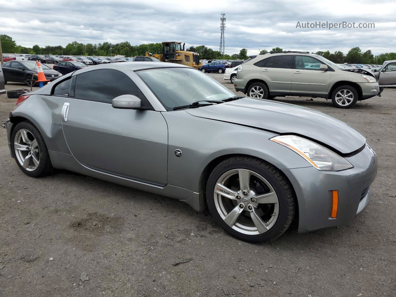 2005 Nissan 350z Coupe Gray vin: JN1AZ34D95M601760