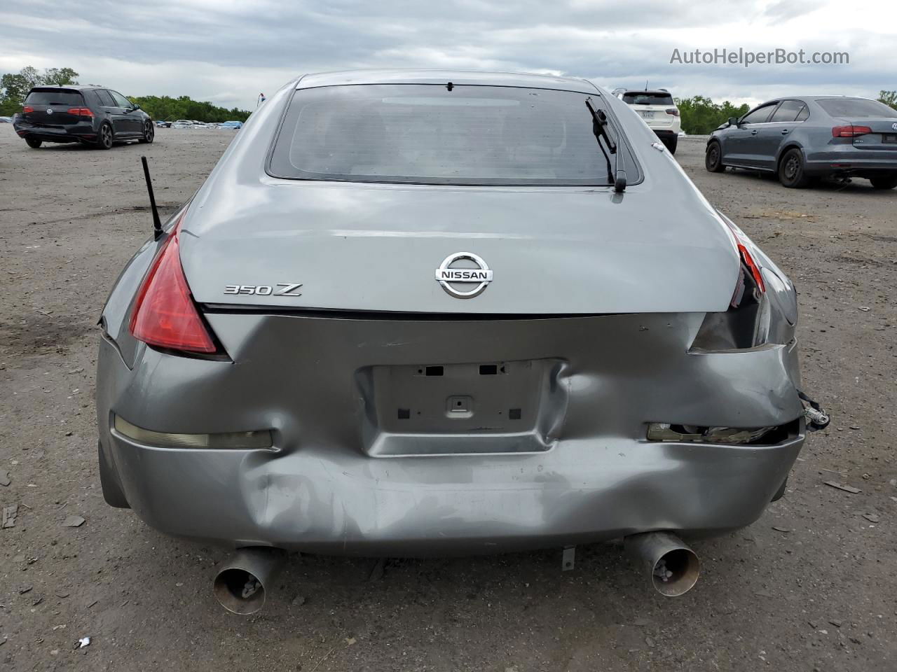 2005 Nissan 350z Coupe Gray vin: JN1AZ34D95M601760