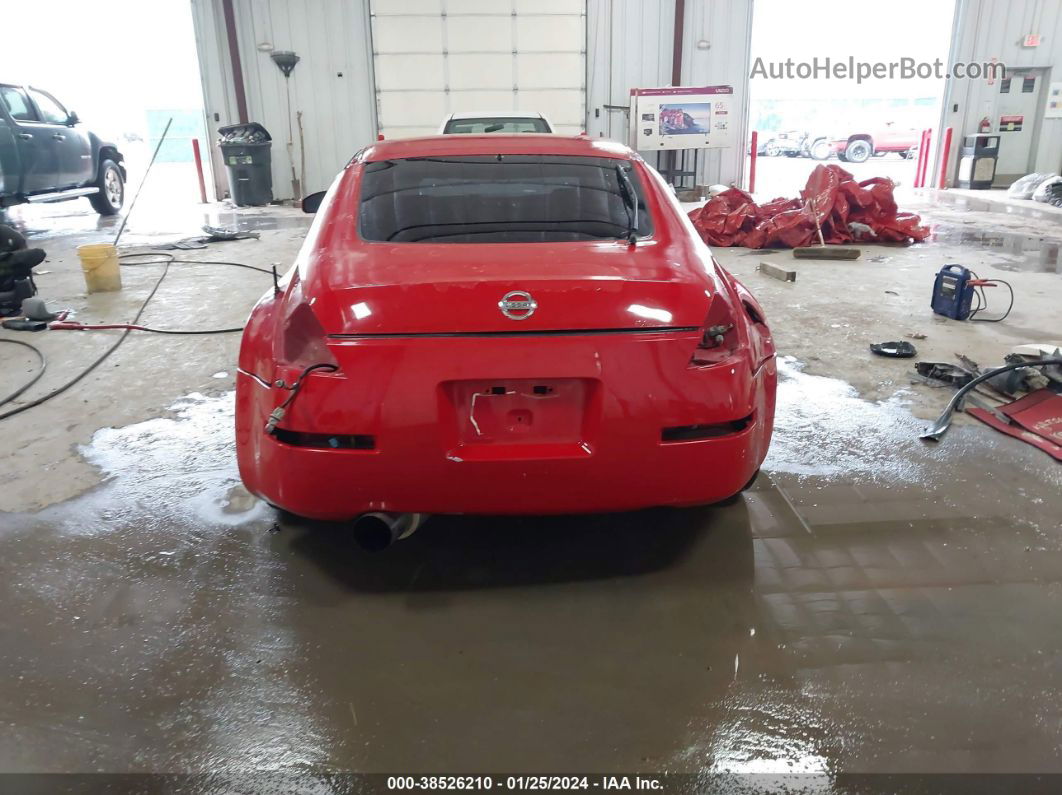 2005 Nissan 350z   Red vin: JN1AZ34D95M603735