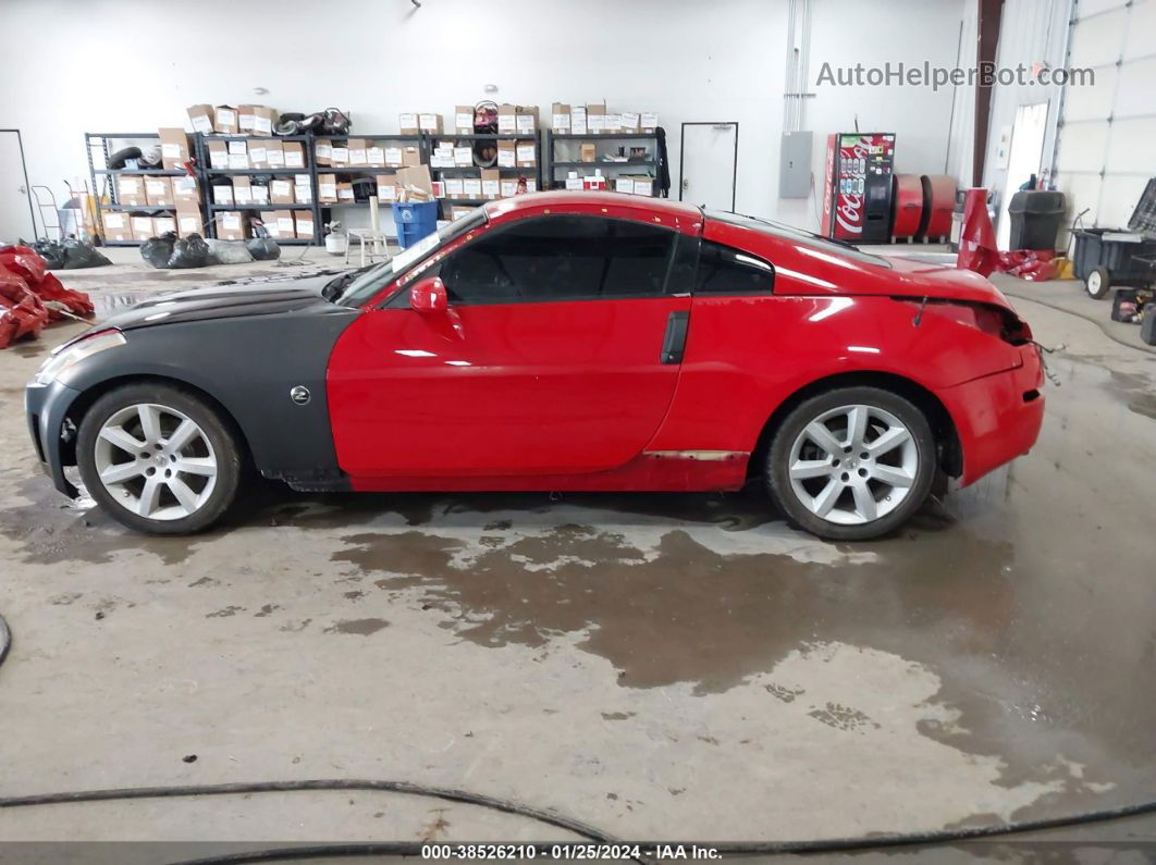 2005 Nissan 350z   Red vin: JN1AZ34D95M603735