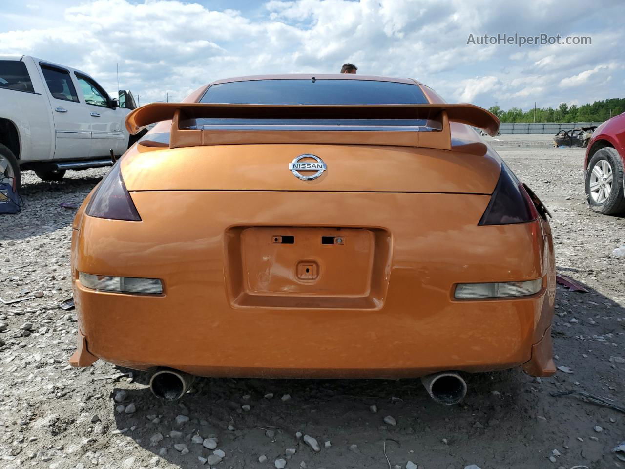 2005 Nissan 350z Coupe Золотой vin: JN1AZ34DX5M602366