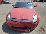 2005 Nissan 350z Coupe Red vin: JN1AZ34DX5M605784