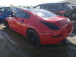 2005 Nissan 350z Coupe Red vin: JN1AZ34DX5M610208