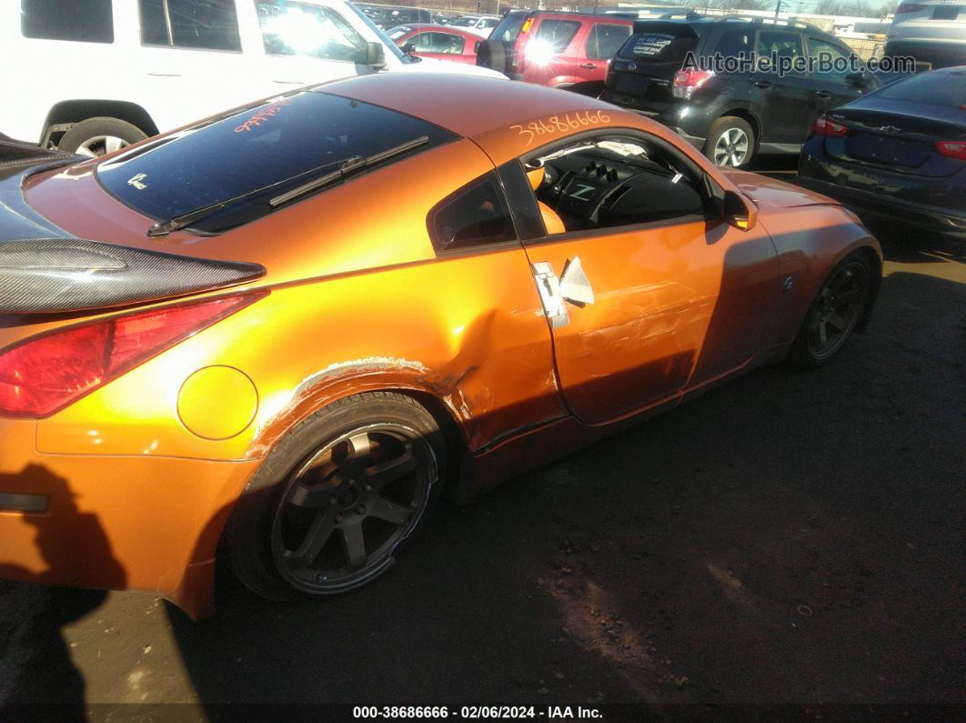 2005 Nissan 350z   Orange vin: JN1AZ34E05M650323