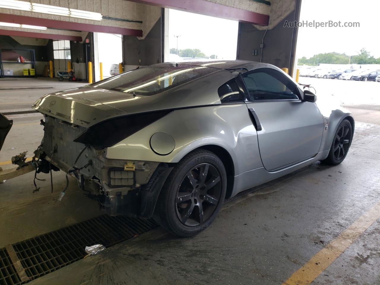 2005 Nissan 350z Coupe Silver vin: JN1AZ34E05M651908