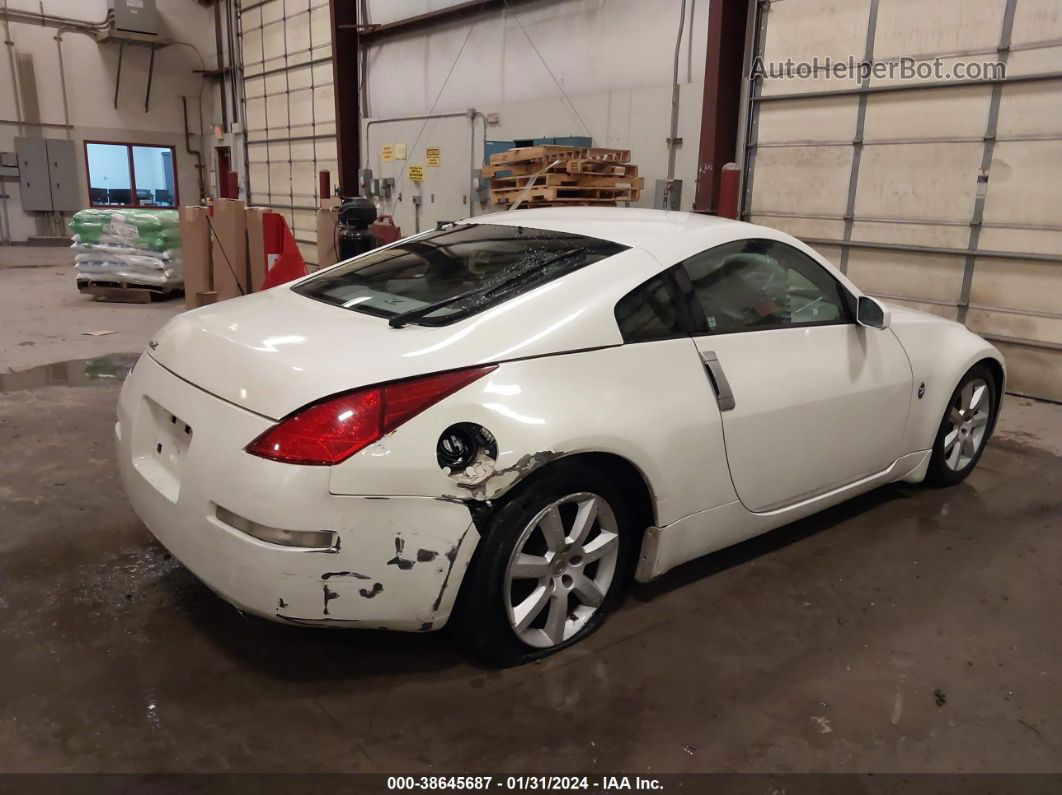 2005 Nissan 350z Touring White vin: JN1AZ34E05M655229