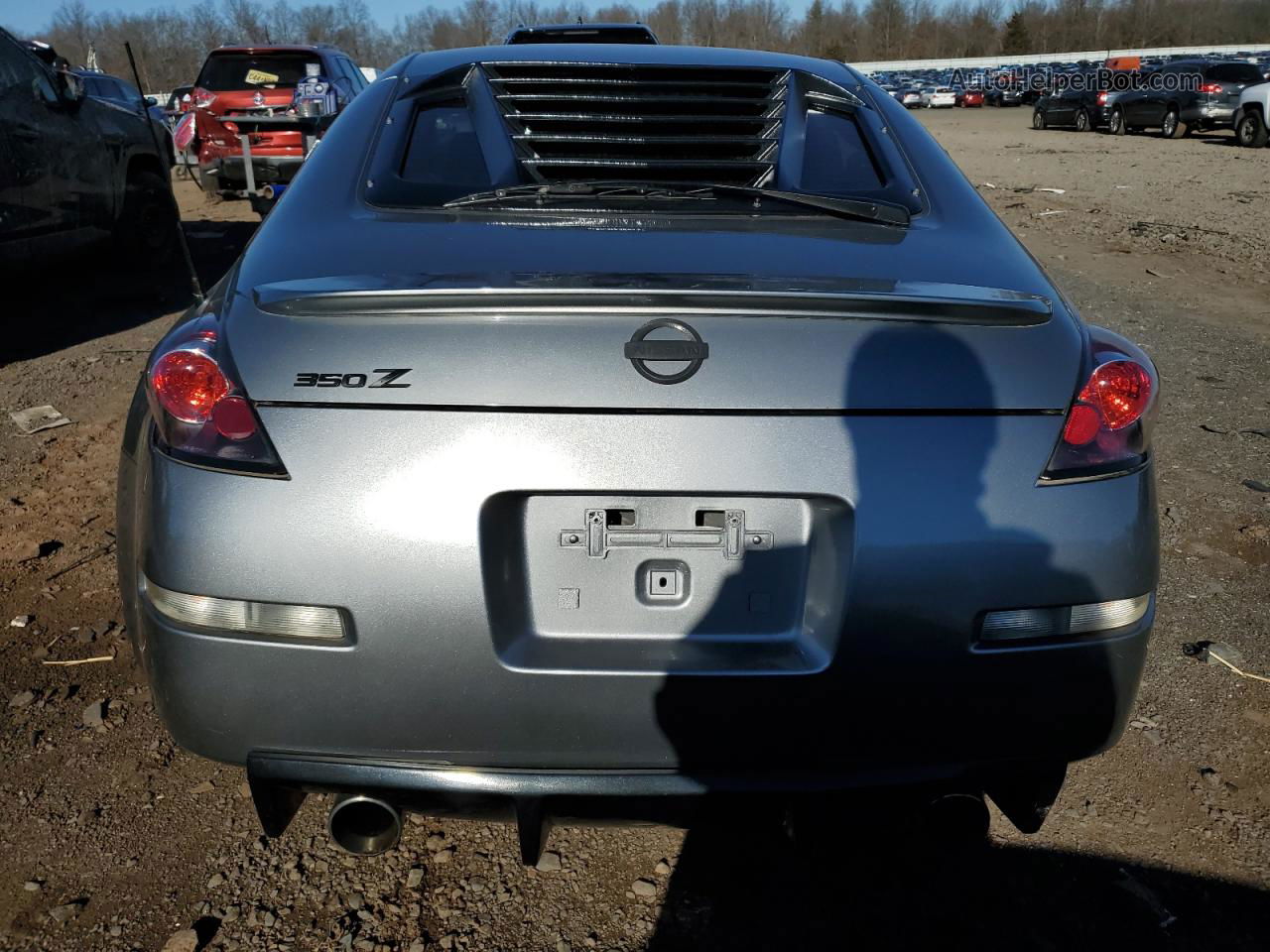 2005 Nissan 350z Coupe Серый vin: JN1AZ34E15M651688