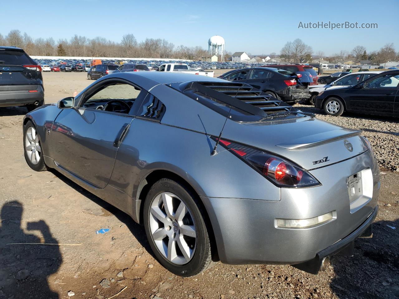 2005 Nissan 350z Coupe Серый vin: JN1AZ34E15M651688