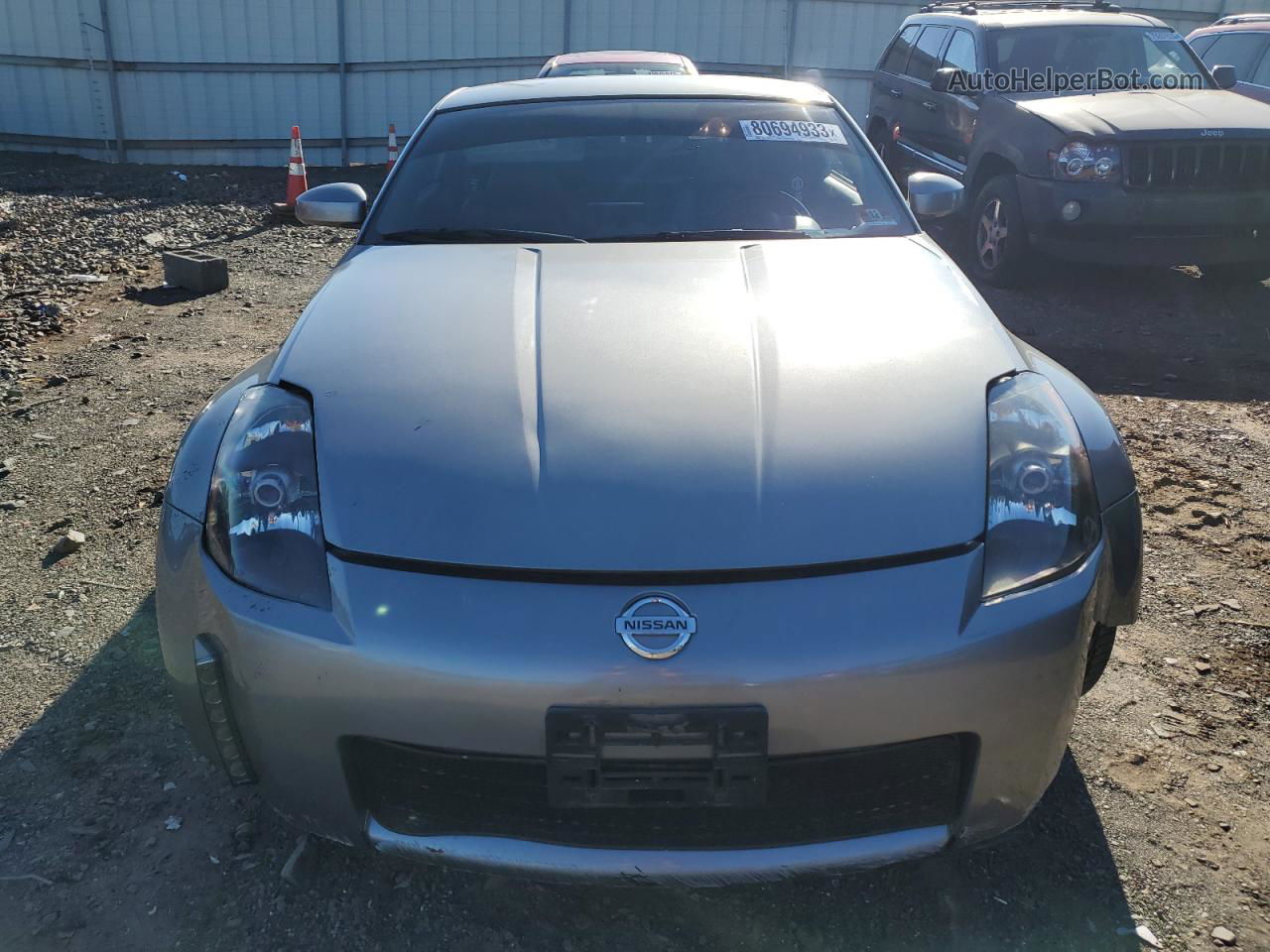 2005 Nissan 350z Coupe Серый vin: JN1AZ34E15M651688