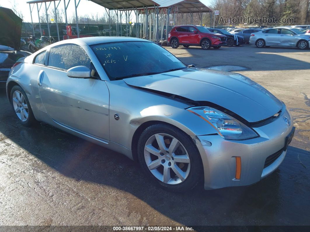 2005 Nissan 350z Touring Silver vin: JN1AZ34E25M651571