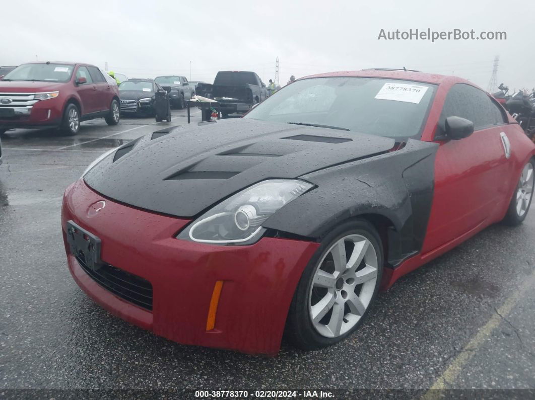 2005 Nissan 350z Touring Maroon vin: JN1AZ34E25M651621