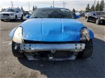 2005 Nissan 350z Coupe Blue vin: JN1AZ34E25M653000