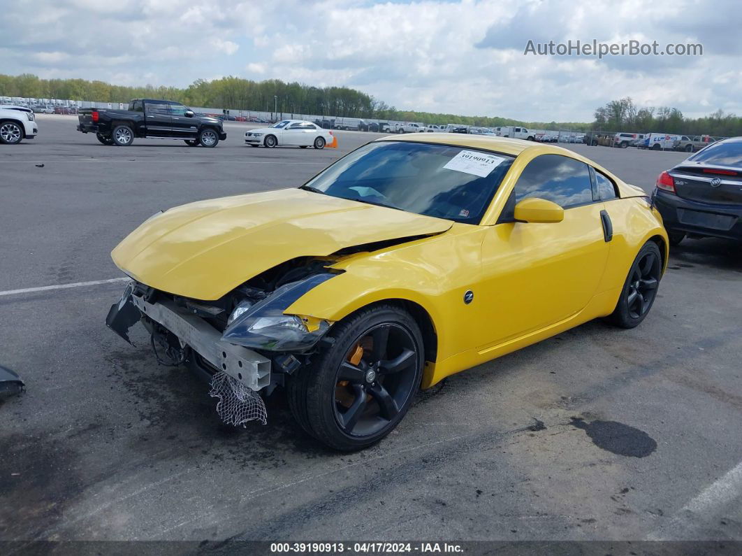 2005 Nissan 350z Anniversary Edition Yellow vin: JN1AZ34E25M655118