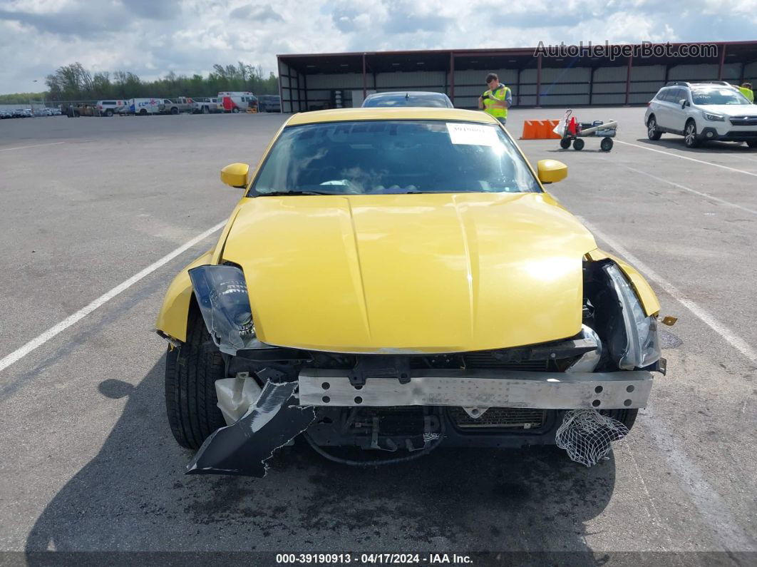 2005 Nissan 350z Anniversary Edition Yellow vin: JN1AZ34E25M655118