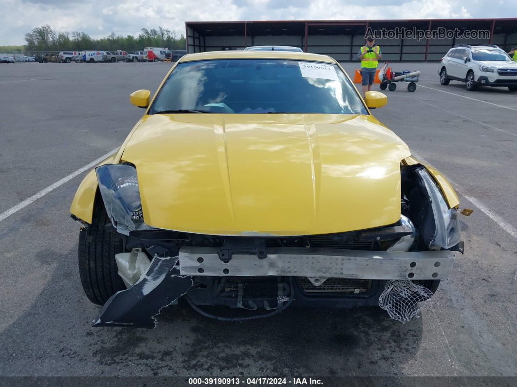 2005 Nissan 350z Anniversary Edition Yellow vin: JN1AZ34E25M655118