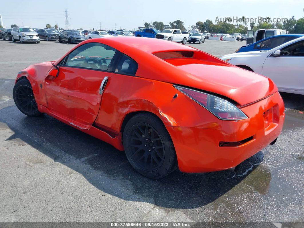 2005 Nissan 350z Enthusiast Orange vin: JN1AZ34E25M655684