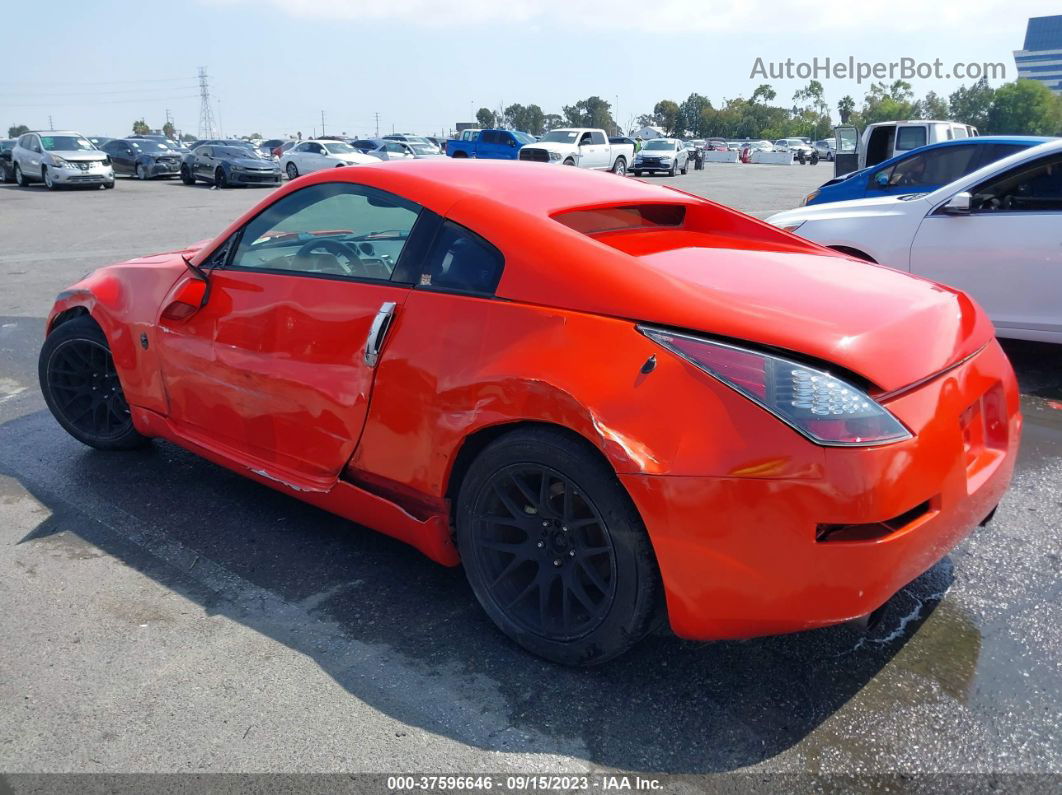 2005 Nissan 350z Enthusiast Orange vin: JN1AZ34E25M655684