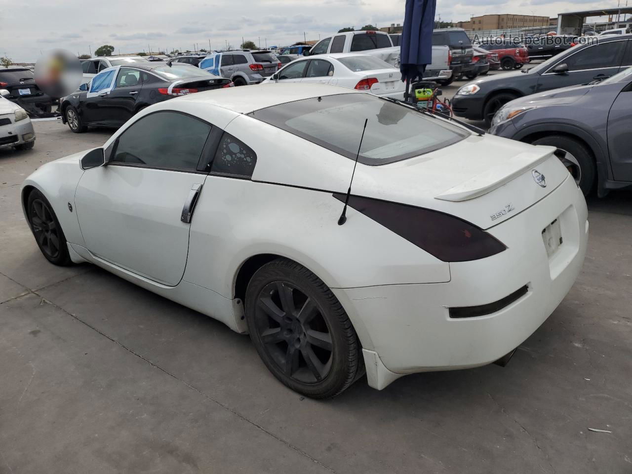 2005 Nissan 350z Coupe White vin: JN1AZ34E35M650302