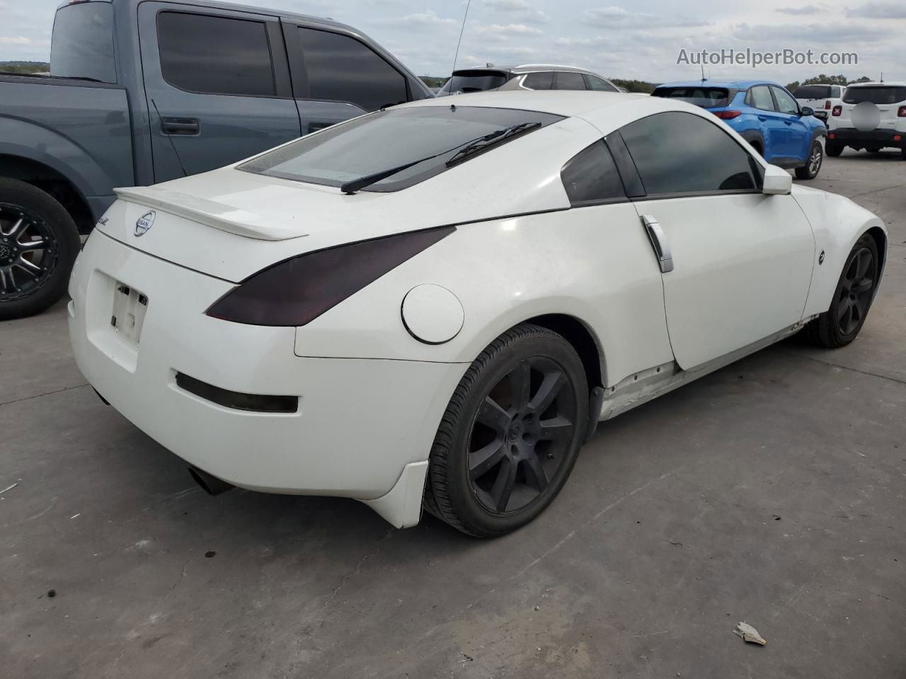 2005 Nissan 350z Coupe White vin: JN1AZ34E35M650302