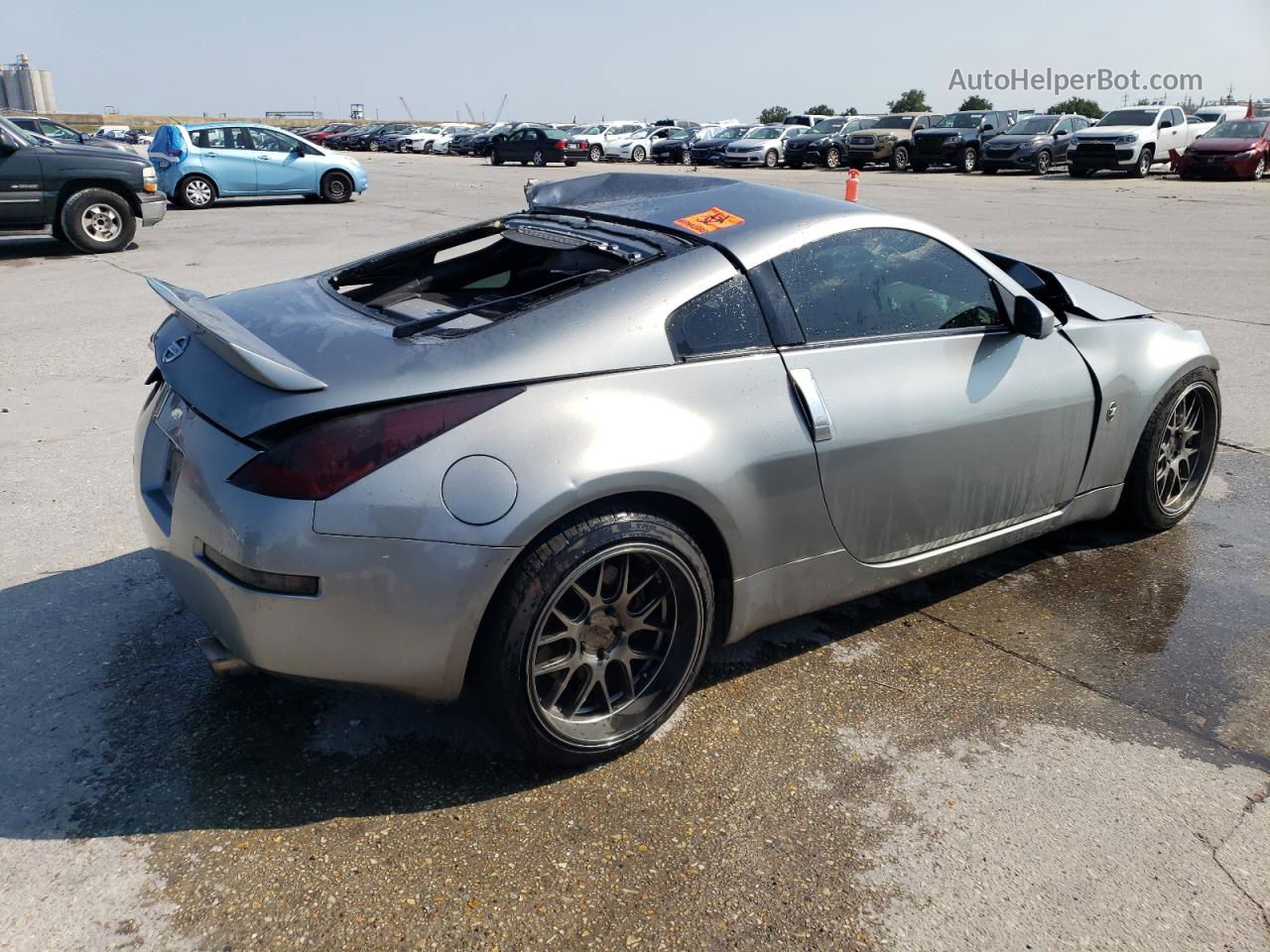 2005 Nissan 350z Coupe Silver vin: JN1AZ34E35M654026