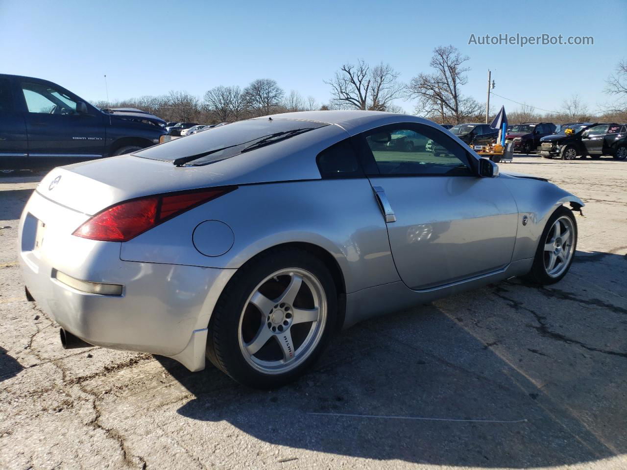 2005 Nissan 350z Coupe Silver vin: JN1AZ34E55M650236