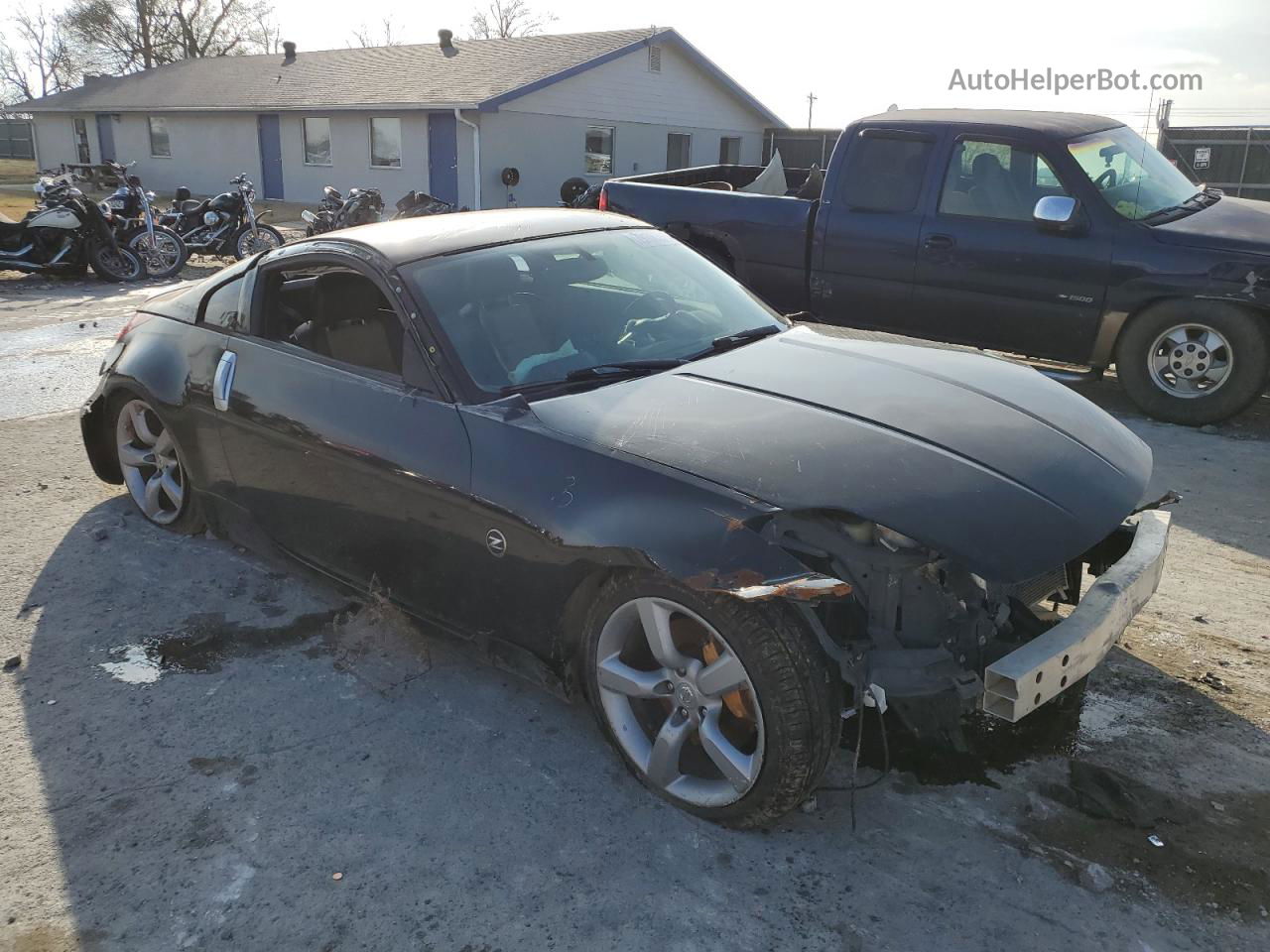 2005 Nissan 350z Coupe Black vin: JN1AZ34E55M653072