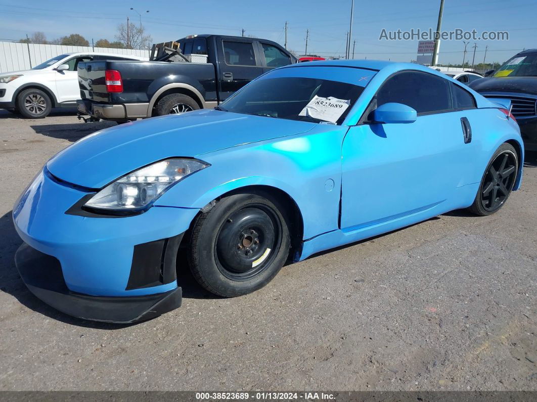 2005 Nissan 350z Enthusiast Light Blue vin: JN1AZ34E65M654232