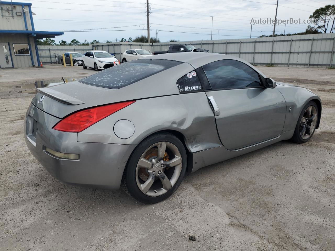 2005 Nissan 350z Coupe Gray vin: JN1AZ34E65M654358