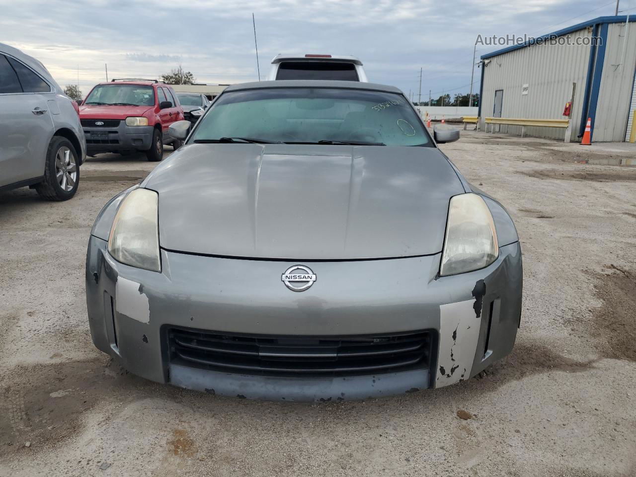 2005 Nissan 350z Coupe Gray vin: JN1AZ34E65M654358