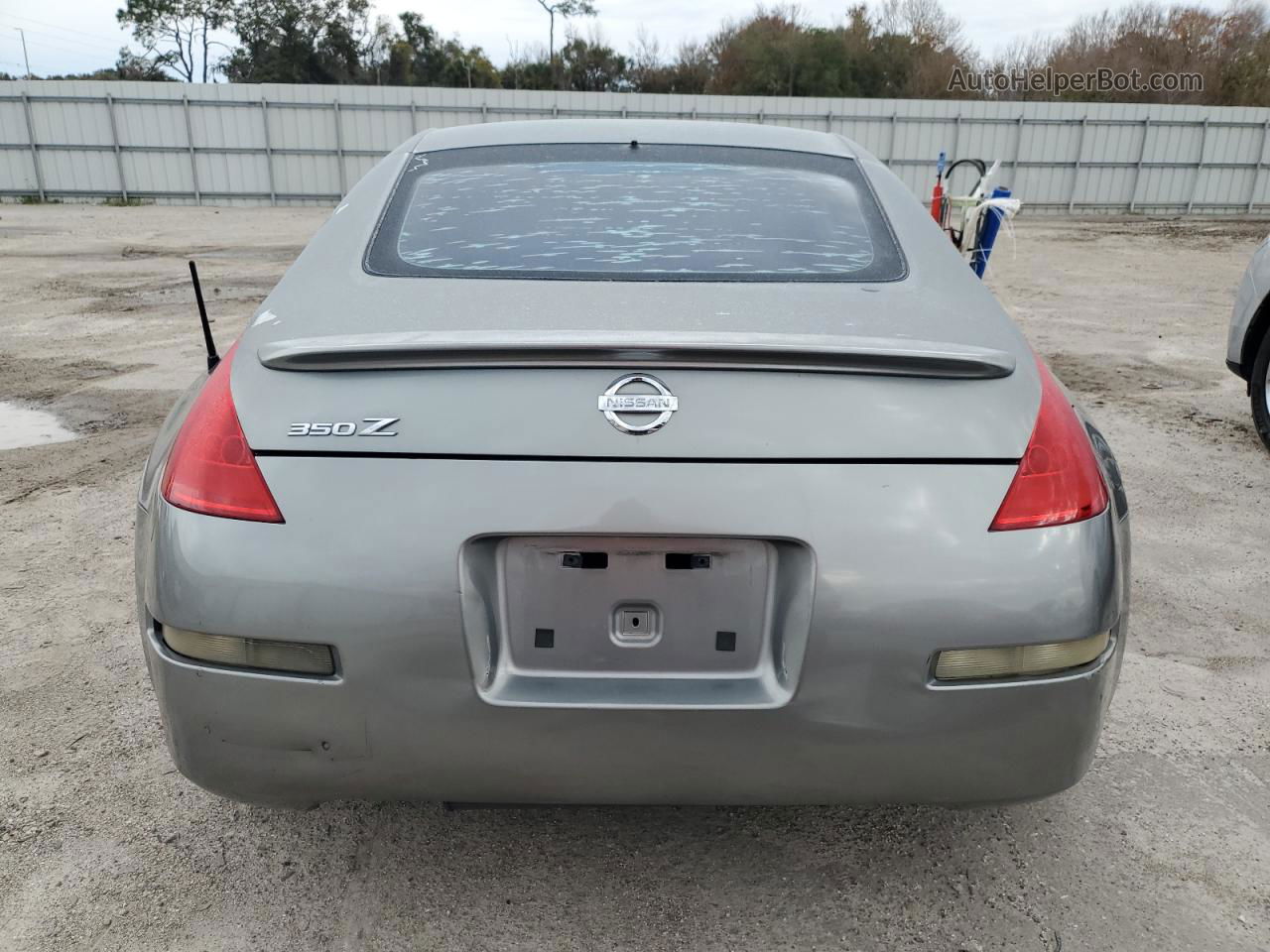 2005 Nissan 350z Coupe Gray vin: JN1AZ34E65M654358